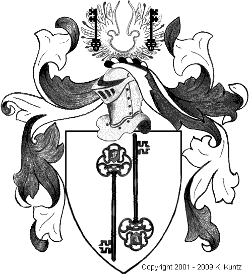 Faulkenberry Coat of Arms, Crest