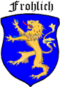Frohlich family Coat of Arms and Crest