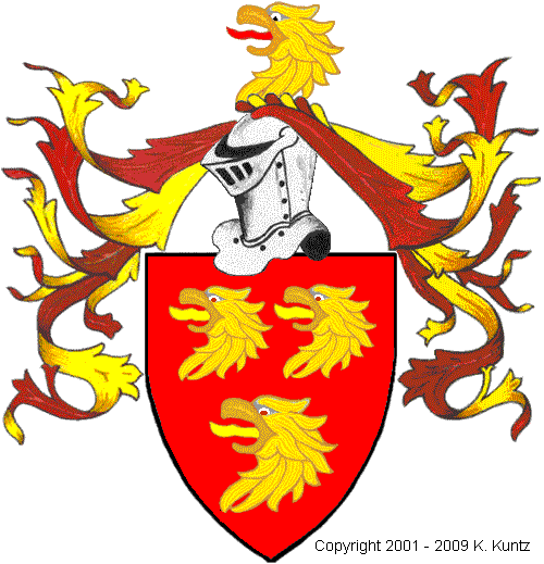 Keller Coat of Arms, Crest