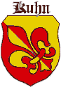 Kuhn family Coat of Arms and Kuhn Crest, Kuhns - Fleur-de-lis