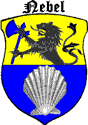 Knebel, Nebel family Coat of Arms and Crest