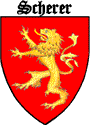 Scherer family Coat of Arms - Lion
