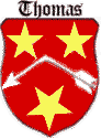 Thomas family Coat of Arms, Stars 