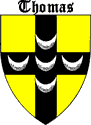 Thomas family Coat of Arms and Crest