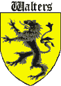 Walters Coat of Arms - lion Rampant