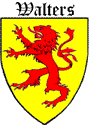 Walters Coat of Arms - lion Rampant