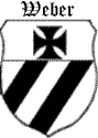 Weber family Coat of Arms, Cross
