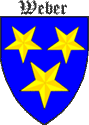 Weber family Coat of Arms, Stars