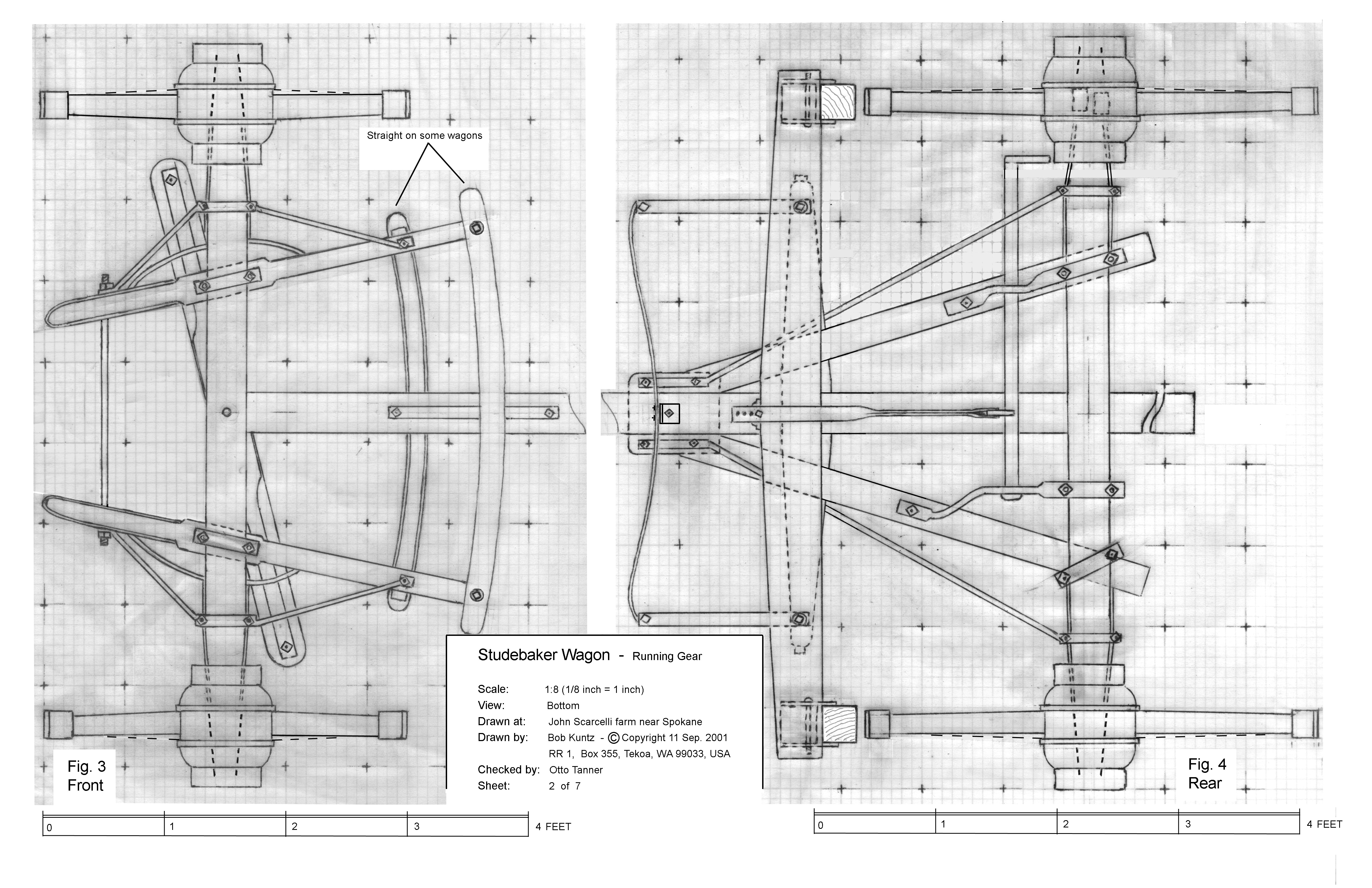Studebaker Wagon Plans - Sheet 2 