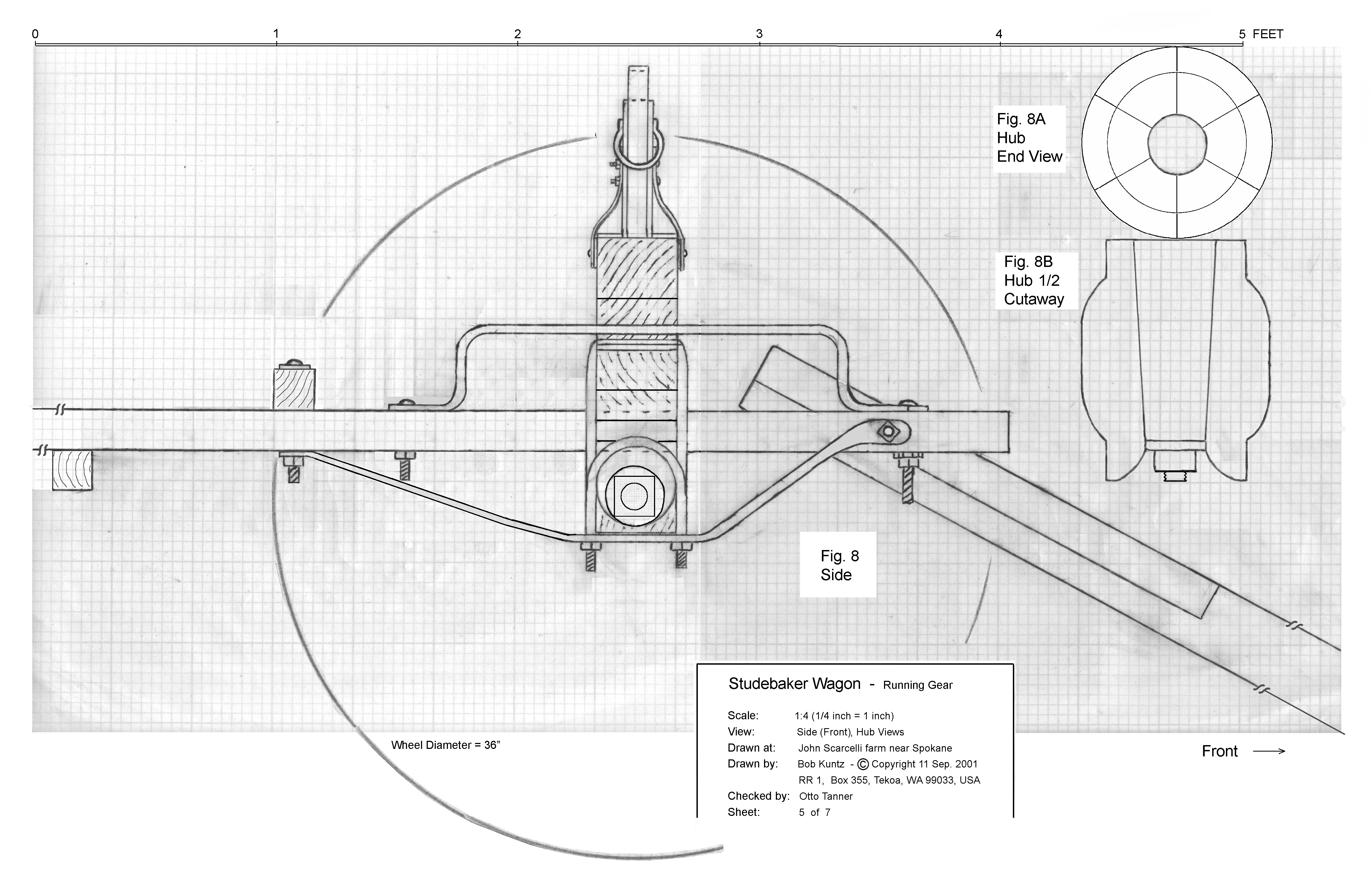 Studebaker Wagon Plans - Sheet 5 