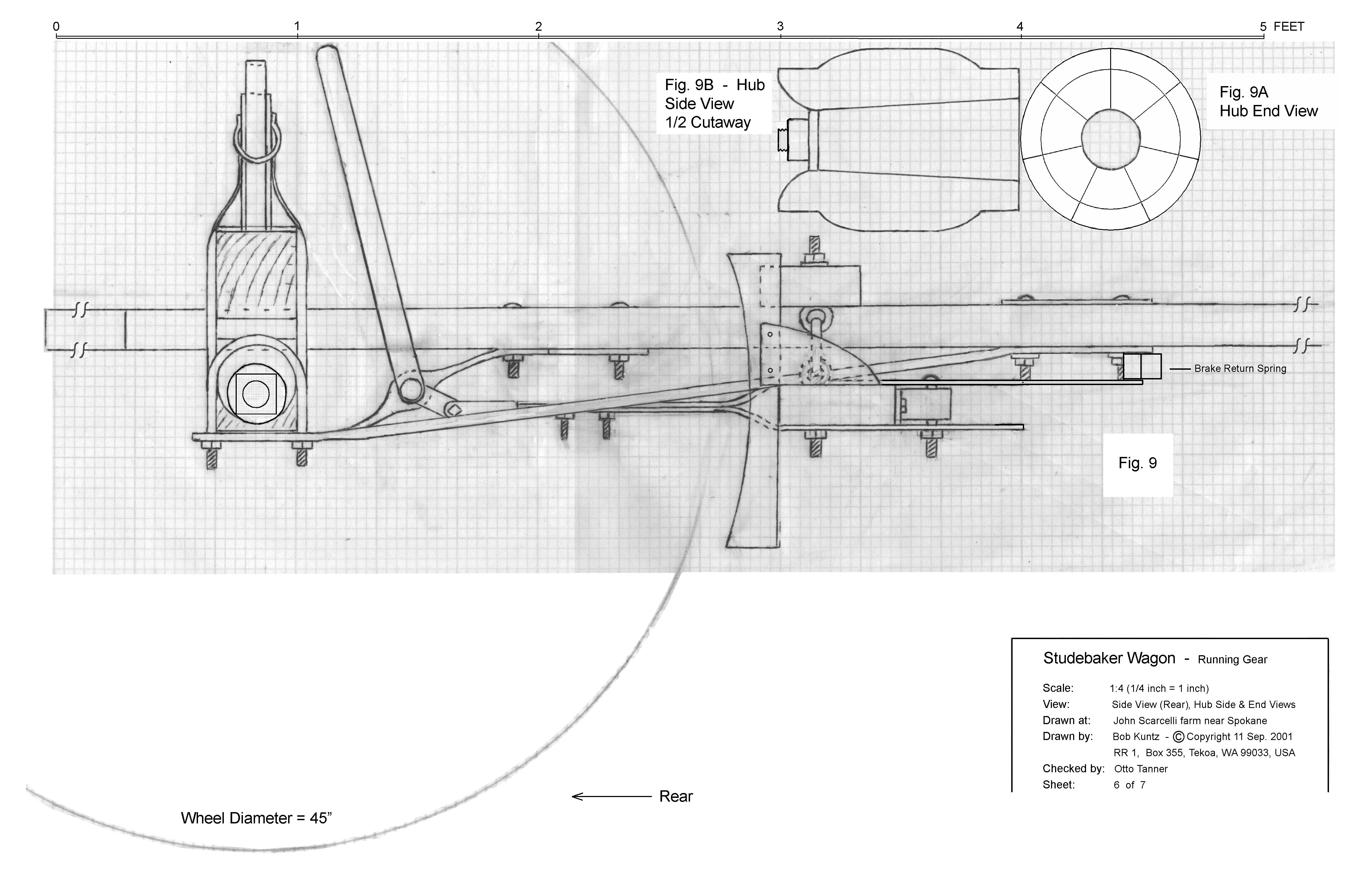 Studebaker Wagon Plans - Sheet 6 