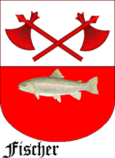 Fischer Coat of Arms, Fischer Crest
