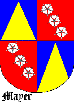 Mayer Coat of Arms, Mayer Crest, Arms