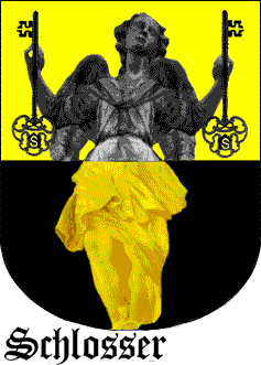 Schlosser Coat of Arms, Schloss Crest, Arms