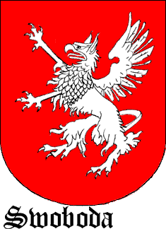Swoboda Coat of Arms, Swoboda Crest, Shield Arms